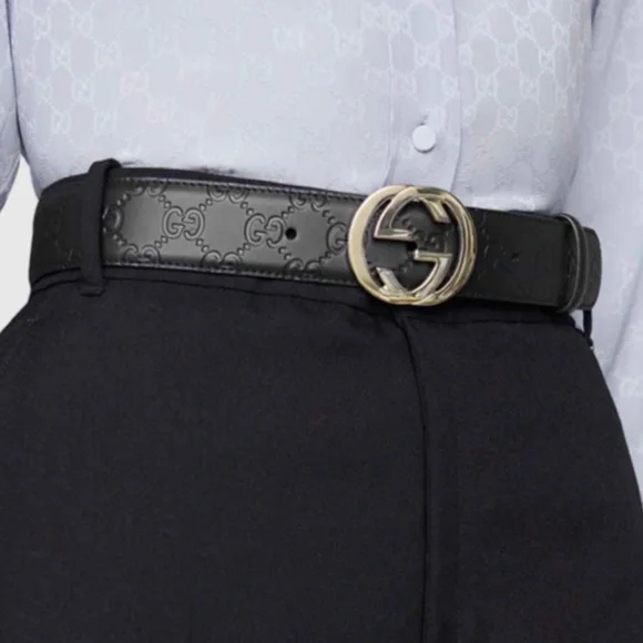 Gucci | Accessories | Gucci Signature Leather Belt | Poshmark display picture 1